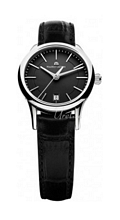 Maurice Lacroix Les Classiques Ladies Date Svart/Läder Ø28 mm Maurice Lacroix Les Classiques Ladies Date Svart/Läder Ø28 mm