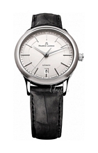 Maurice Lacroix Les Classiques Date Silverfärgad/Läder Ø40 mm Maurice Lacroix Les Classiques Date Silverfärgad/Läder Ø40 mm