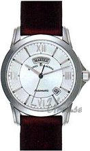Maurice Lacroix Pontos Day Date Silver Dial Leather