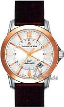 Maurice Lacroix Pontos GMT Silver Dial Leather