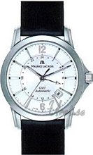 Maurice Lacroix Pontos GMT Silver Dial Leather