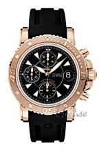 Mont Blanc Sport Automatic Chronograph Rose Gold Black Dial