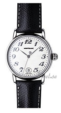 Montblanc Star Quartz Steel White Dial