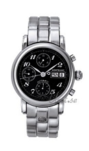Montblanc Star Automatic Chronograph Steel Black Dial