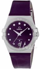 Omega Constellation 35 mm Purple Dial Croco Strap Omega Constellation 35 mm Purple Dial Croco Strap