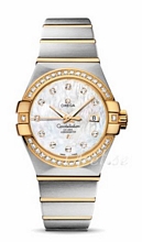 Omega Constellation 31 mm MOP, White Dial Gold/Steel Bracelet Omega Constellation 31 mm MOP, White Dial Gold/Steel Bracelet