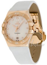 Omega Constellation 35 mm White Dial Leather Strap Omega Constellation 35 mm White Dial Leather Strap