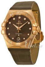 Omega Constellation 35 mm Brown Dial Leather Strap Omega Constellation 35 mm Brown Dial Leather Strap