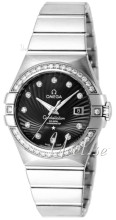 Omega Constellation 31 mm Black Dial White Gold Bracelet Omega Constellation 31 mm Black Dial White Gold Bracelet