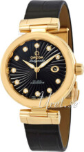 Omega Ladymatic Black Dial Croco Strap Omega Ladymatic Black Dial Croco Strap