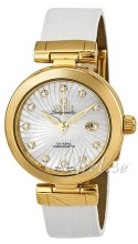 Omega Ladymatic MOP, White Dial Croco Strap Omega Ladymatic MOP, White Dial Croco Strap