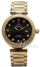 Omega Ladymatic Black Dial Yellow Gold Bracelet Omega Ladymatic Black Dial Yellow Gold Bracelet
