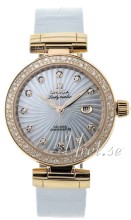 Omega Ladymatic MOP, White Dial Croco Strap Omega Ladymatic MOP, White Dial Croco Strap