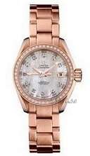 Omega Seamaster Aqua Terra Rose Gold MOP, White Dial