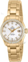 Omega Seamaster Aqua Terra Yellow Gold MOP, White Dial