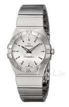 Omega Constellation Brushed 24 mm Steel Silver Dial