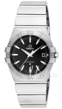 Omega Constellation Steel Black Dial Bracelet