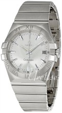 Omega Constellation Steel Silver Dial Bracelet
