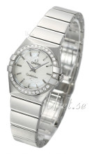 Omega Constellation Brushed 24 mm Steel MOP Dial