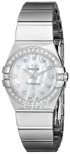 Omega Constellation Brushed 24 mm Steel MOP Dial