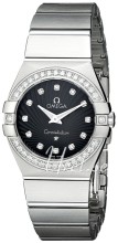 Omega Constellation Brushed 27 mm Steel Black Dial Omega Constellation Brushed 27 mm Steel Black Dial