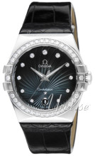 Omega Constellation 35 mm Colors Black Dial Diamond Bezel Omega Constellation 35 mm Colors Black Dial Diamond Bezel