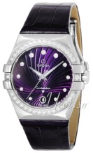 Omega Constellation 35 mm Colors Purple Dial Diamond Bezel Omega Constellation 35 mm Colors Purple Dial Diamond Bezel