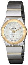 Omega Constellation Brushed 24 mm Yellow Gold Steel MOP Dial