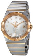 Omega Constellation Rose Gold Steel Silver Dial Bracelet Omega Constellation Rose Gold Steel Silver Dial Bracelet