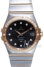 Omega Constellation Rose Gold Steel Brown Dial Bracelet
