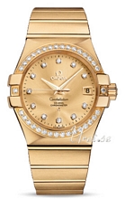 Omega Constellation Yellow Gold Champagne Dial Bracelet