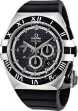 Omega Constellation Double Eagle Titanium Black Dial Rubber Stra Omega Constellation Double Eagle Titanium Black Dial Rubber Stra