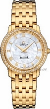 Omega De Ville Ladies Yellow Gold MOP, White Dial