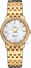 Omega De Ville Ladies Yellow Gold MOP, White Dial