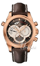 Omega De Ville Rattrapante Rose Gold Brown Dial
