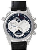 Omega De Ville Co-Axial Rattrapante Black
