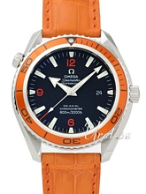 Omega Seamaster Planet Ocean XL Orange Leather