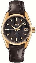 Omega Seamaster Aqua Terra Yellow Gold Teak Dial