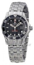 Omega Seamaster Diver Ladies Steel Black Dial