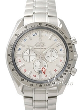 Omega Speedmaster Broad Arrow GMT White Dial Omega Speedmaster Broad Arrow GMT White Dial