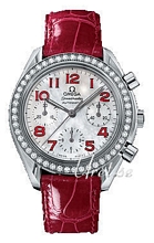 Omega Speedmaster Ladies MOP Dial Leather Omega Speedmaster Ladies MOP Dial Leather