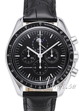 Omega Speedmaster Chronograph Moon Phase Black Dial