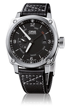 Oris Aviation BC4 Small Second Pointer Day Svart/L�der �42.7 mm