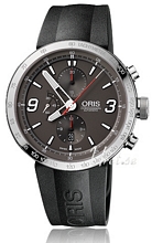 Oris Motor Sport TT1 Chronograph Svart/Gummi �45 mm
