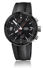 Oris Motor Sport TT1 Chronograph Svart/Gummi �45 mm