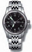 Oris Aviation Big Crown Small Second Steel Black Dial