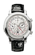 Patek Philippe Grand Complications White Dial Croco Strap