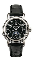 Patek Philippe Grand Complications Black Dial Croco Strap