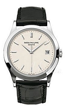 Patek Philippe Calatrava White Dial Croco Strap