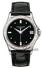 Patek Philippe Calatrava Black Dial Platinum